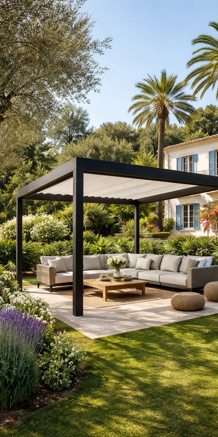 pergola-bioclimantique-var pergola bioclimatique var